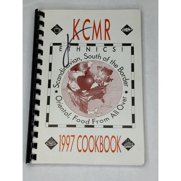 Cookbook KCMR‎ ETHNICS Cooking 1997 Radio Food Very VTG Great Rare SEE