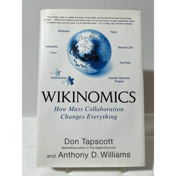 Wikinomics‎ Hardcover Business Strategy Innovation Collaboration Leadership Book