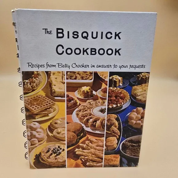Vintage‎ 1964 The Bisquick Cookbook Betty Crocker First Edition Spiral Hardcover