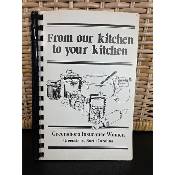 Greensboro Insurance‎ Women Cookbook Greensboro, North Carolina 1980s Spiral