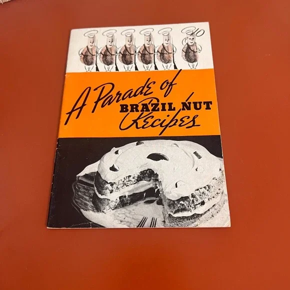 Vintage A Parade of Brazil Nut Recipes Booklet Mid Century‎ Cookbook Ephemera
