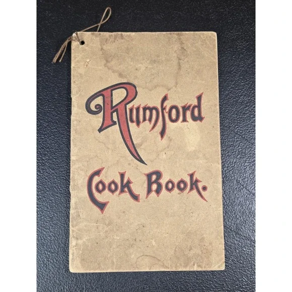 Rumford‎ Baking Powder Promotional Cookbook/Booklet Fannie Merritt Farmer 1900s