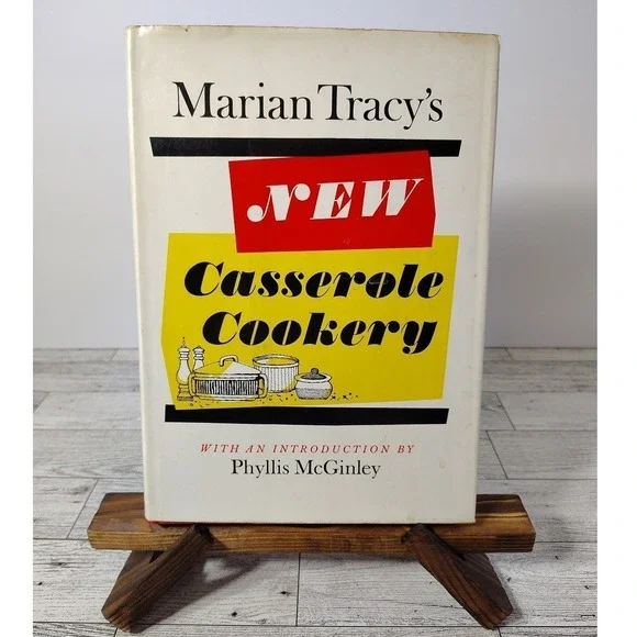 1968 Marian Tracys New Casserole Cookery Cookbook Hardcover Classic Home Cooking