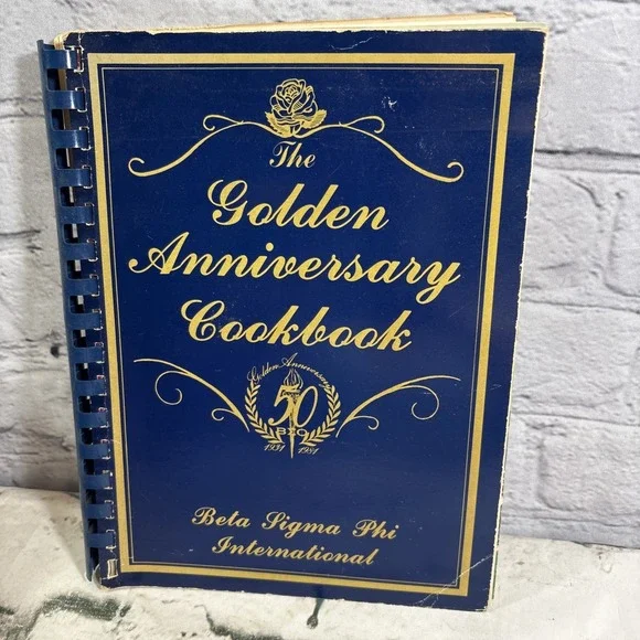 Beta Sigma Phi Golden Anniversary Cookbook 50 year 1980 1981
