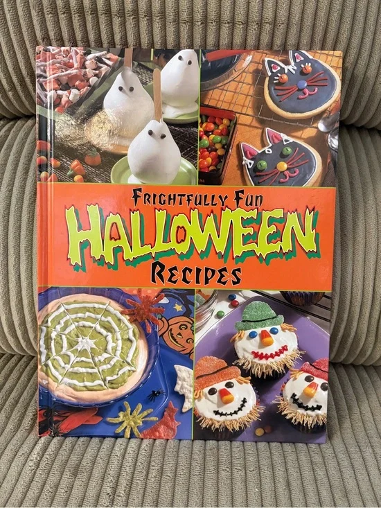 Halloween Recipes Cookbook - Orange Cover Like New