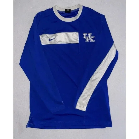 Vintage Kentucky Wildcats‎ Basketball Warm Up Shirt Nike Mens S Team Issued RARE