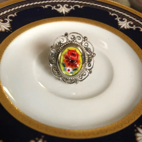 Vintage Micro-Mosaic Ring