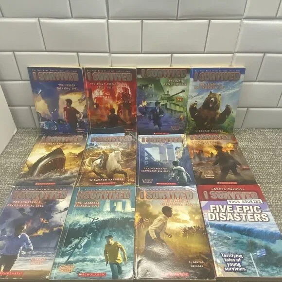I Survived Book Set 12 Books‎ Elementary Middle Literacy