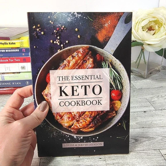 The Essential Keto Cookbook by Louise and Jeremy‎ Hendon Softcover Recipe Book