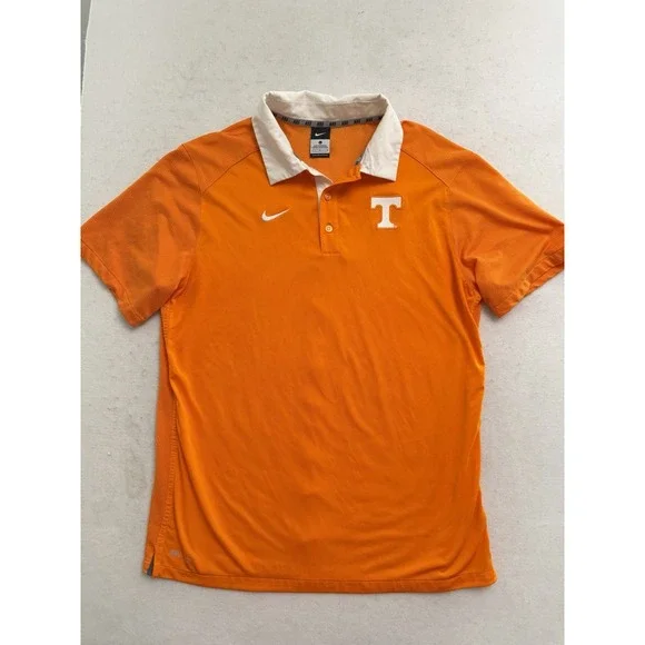 Tennessee Volunteers Nike‎ Dri-Fit Polo Men's L Team Issued Football Golf Shirt