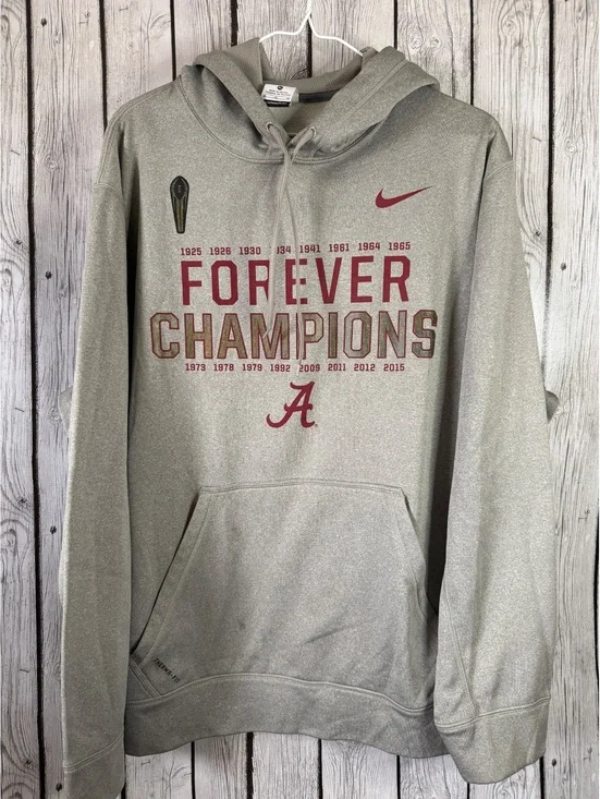 Nike Alabama Crimson Tide Forever Champions Hoodie Size XL