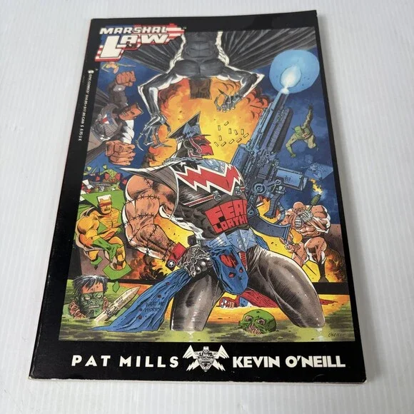 Marshal Law Fear and Loathing TPB Graphic Novel Pat Mills Kevin O'Neill Epic