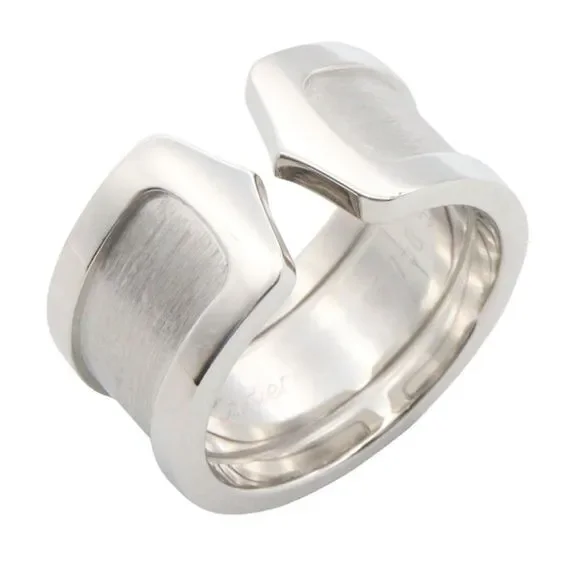 Cartier C2 Wide Au750 Ring Size 10
