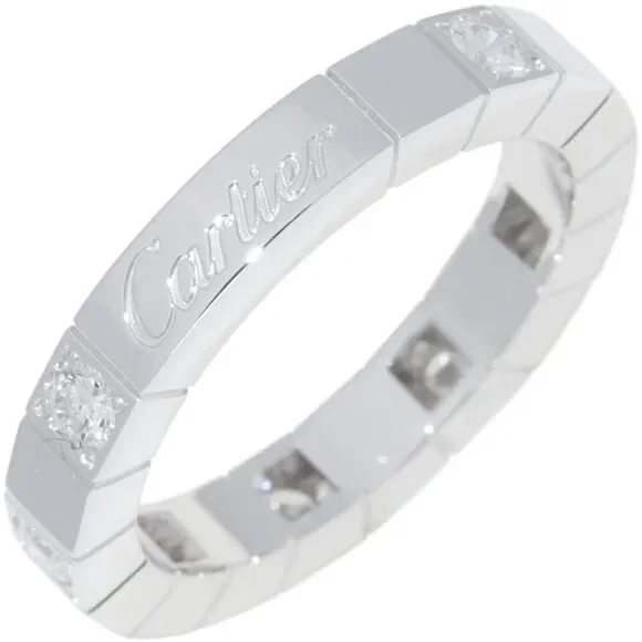 Cartier Lanieres Au750 Diamond Ring Size 48
