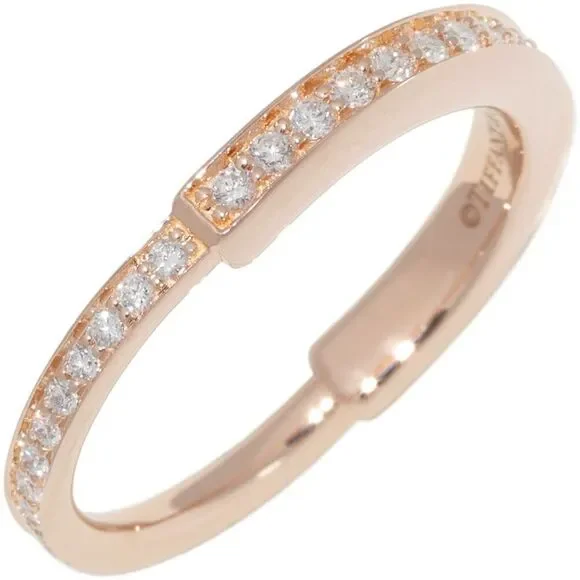 Tiffany & Co K18PG Diamond Ring 0.34ct
