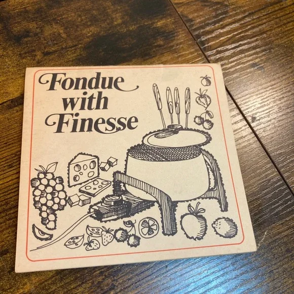 West Bend Fondue with Finesse Vintage 1970 Recipe Booklet Instruction Manual