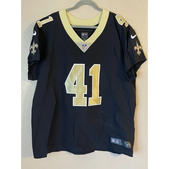 Men's 2XL NWOT New Orleans Saints‎ Alvin Kamara #41 Nike Vapor Limited Jersey