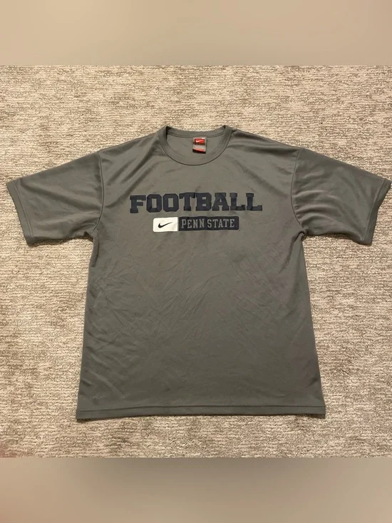 Vintage Nike Team Penn State Nittany Lions Football T-Shirt Mens Medium Y2K