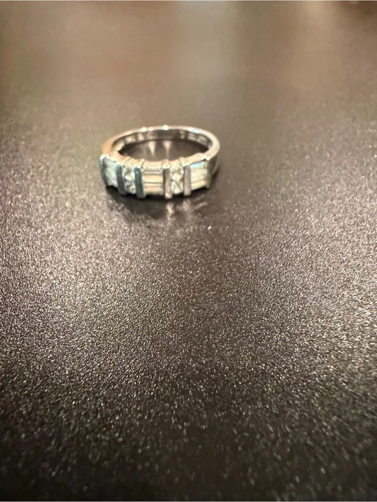 Sparkling Silver Multi-Row CZ Ring in Silver