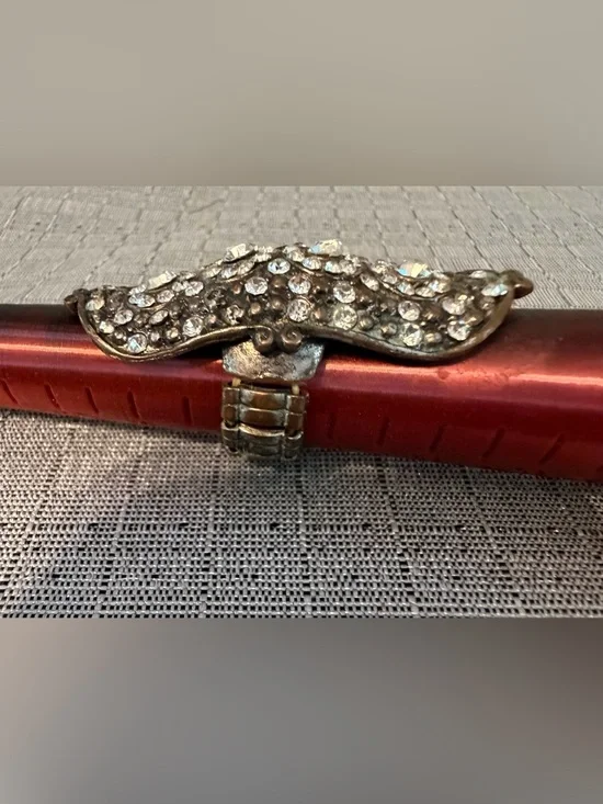 Vintage Rhinestone Embellished Ring