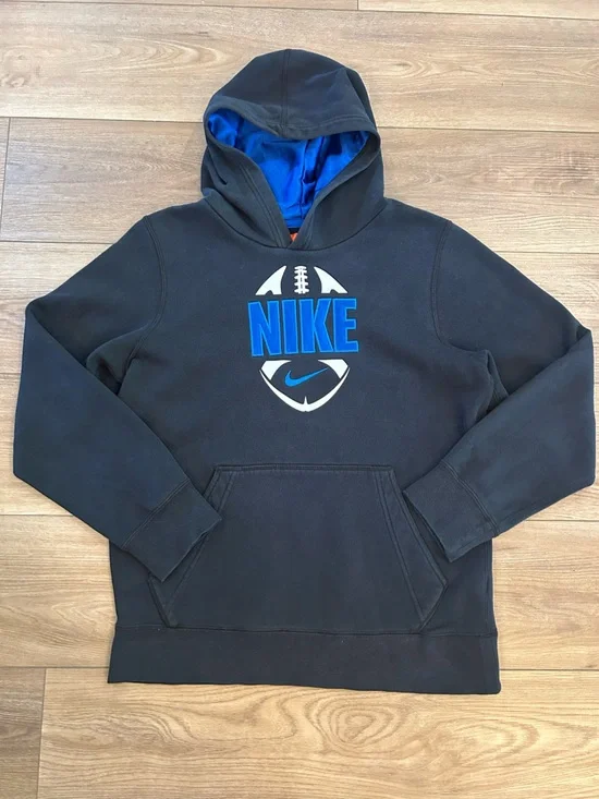 Nike The Athletic Dept Football Hoodie Y2K Pullover Sweatshirt Tagged Size L