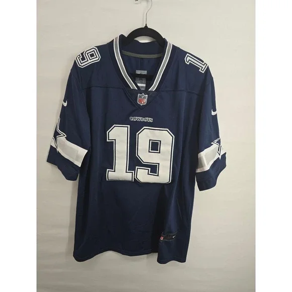 Nike NFL On Field Dallas Cowboys‎ Amari Cooper 19 Jersey Mens XL Navy Blue