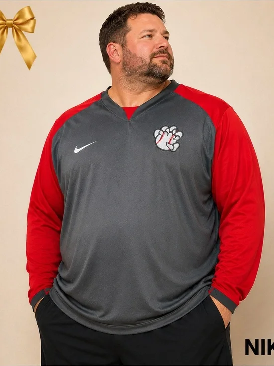 Nike Men’s XL Therma-FIT Baseball Pullover AA Team Connecticut Warm-Up Jacket