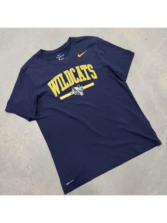 Y2K Villanova University Wildcats Athletic Nike Graphic Tee Sized Large