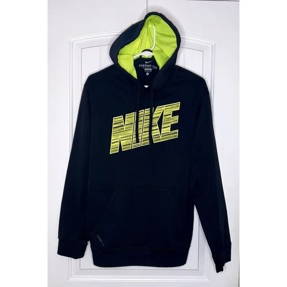 Nike Therma Fit Mens Size L Hoodie Sweatshirt Gym Running Training Casual