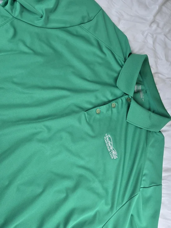 Nike Golf Tour Performance Dri-FIT Polo Shirt Green Southern Hills Club Mens 3XL
