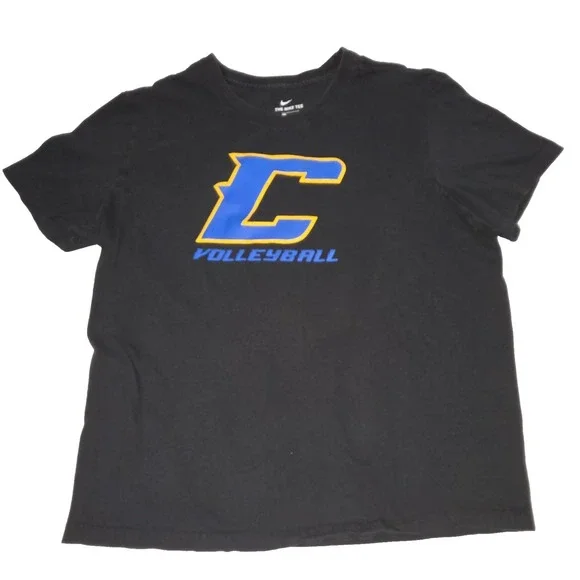Nike Tee Volleyball T-Shirt Men's XL Black Graphic Logo