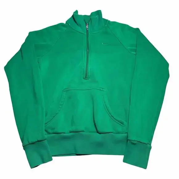 Vintage Nike The Athletic Dept. Green Quarter Zip Pullover Sweatshirt