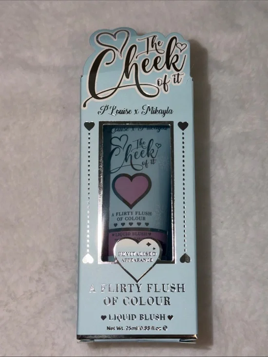 P. Louise X Mikayla The Cheek Of It Liquid Blush in Pretty Pansy (Pink) BNIB