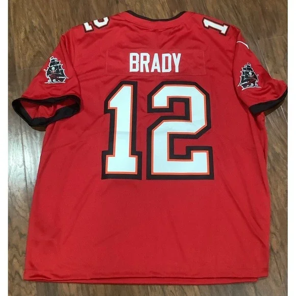 Nike NFL Tampa Bay Buccaneers Tom Brady Jersey Mens 2XLarge L GOAT Stitch