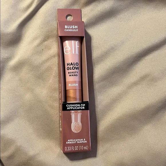NWT E.L.F. halo glow beauty wand blush “Candlelit”
