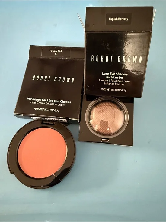 Bobbi Brown Pot Rouge for lips & cheeks/Luxe Eyeshadow