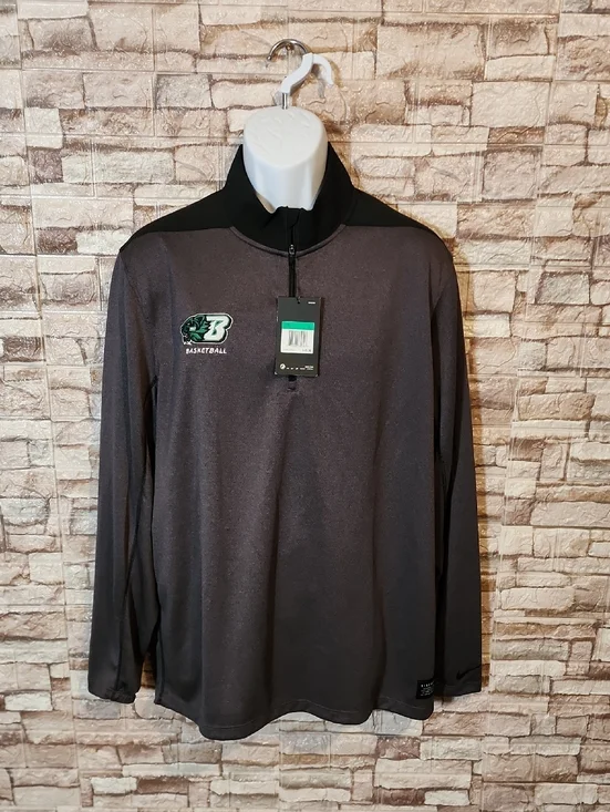 Nike Dri Fit  Golf Gray & Black Longseeve Brand New