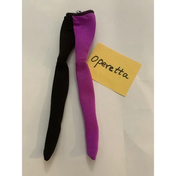Monster High Doll G1 Operetta Freaky Fusion Purple & Black Tights