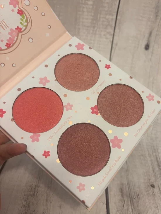 Beauty Bakerie | Cotton Candy Champagne Blush Palette | lightly used