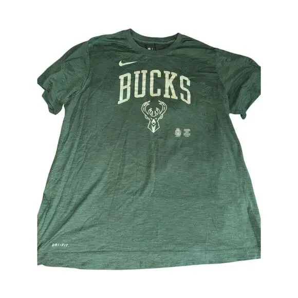 NIKE MILWAUKEE BUCKS NBA BASKETBALL shirt XXL