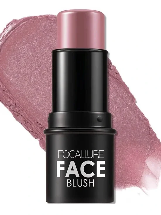 Focallure Cream Blush Stick Multi Use for cheeks lips eyes in Dusty Orchid Mauve