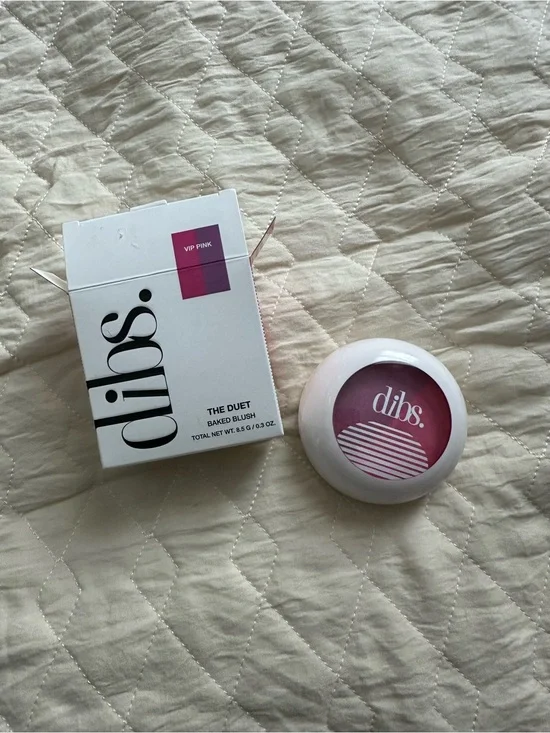 dibs. The Duet Baked Blush — Vip Pink