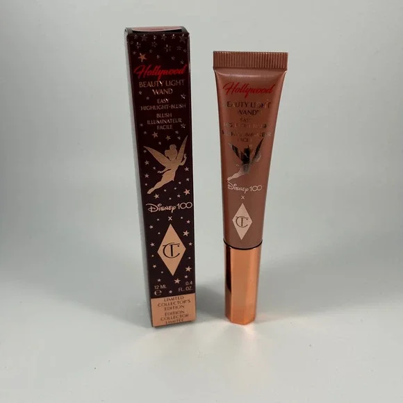 Charlotte Tilbury Hollywood Beauty Light Wand Pink Blush Disney‎ 100 Limited NEW
