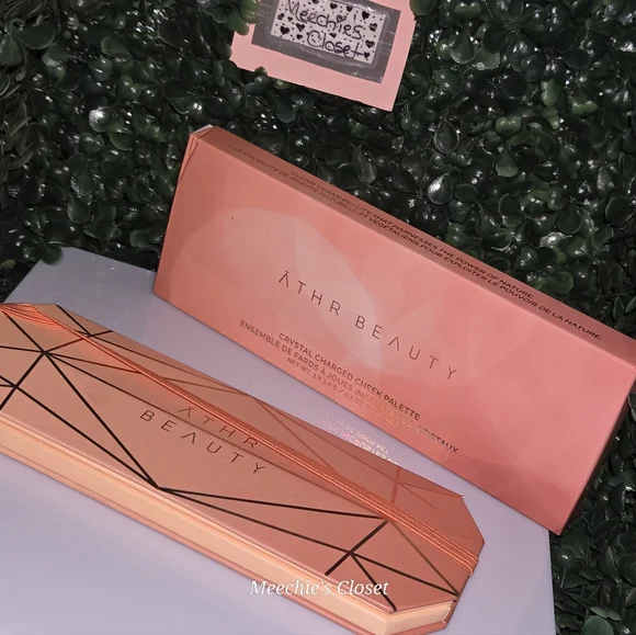 ATHR Beauty Amber Crystal Charged Cheek Palette New In Box