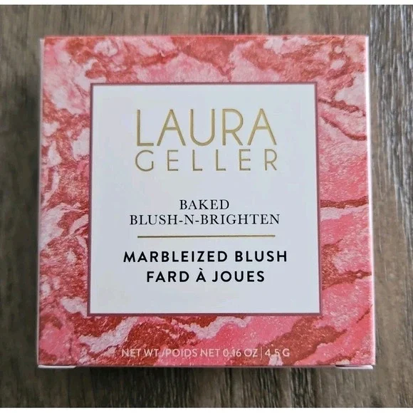 Laura Geller Tropic Hues Baked Blush-N-Brighten Marbleized Blush .16oz/4.5g New
