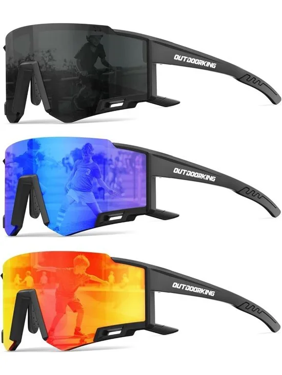 Youth Baseball Sunglasses for Kids - UV400 Polarized Sports Shades for Boys