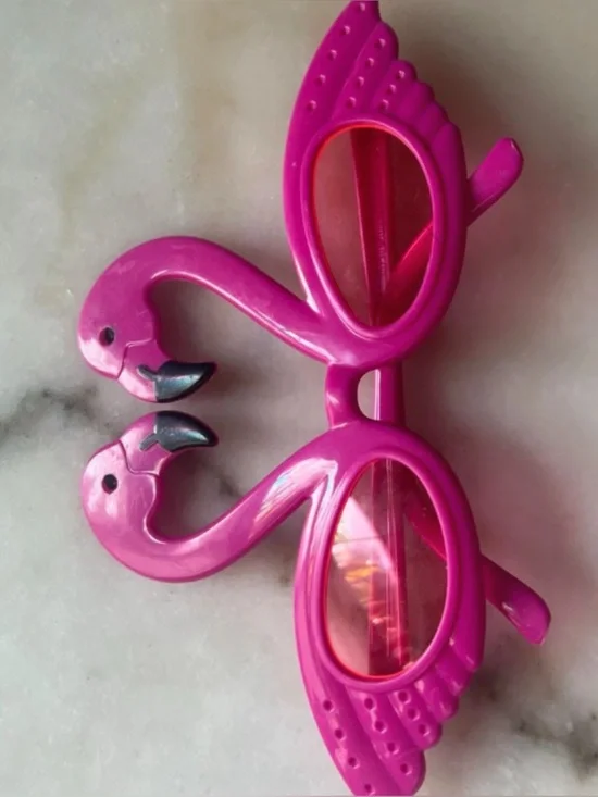 Pink Flamingo Novelty Sunglasses
