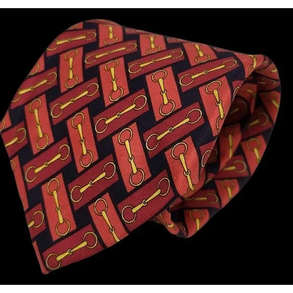 Authentic Gucci‎ 100% Silk Made in Italy Tie