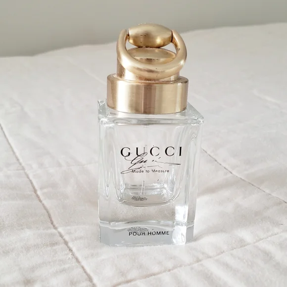 Gucci Made To Measure Cologne Bottle With Cap Empty