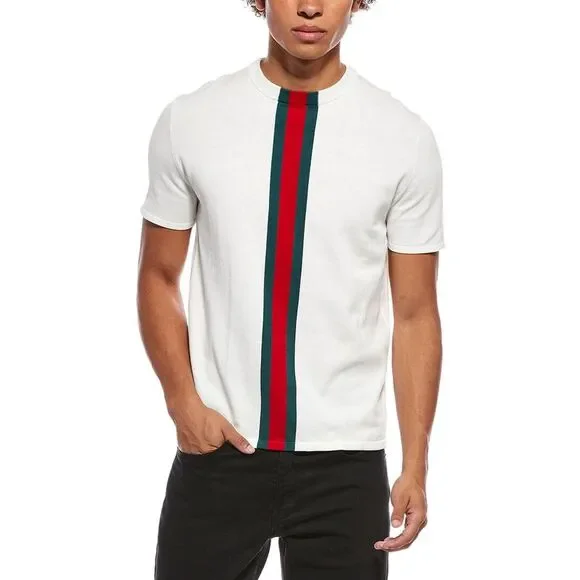 Gucci Mens  Knit T-Shirt, White